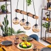 Koyoto hanging light, globe light, pendant light Ecru, black, 4-light sources