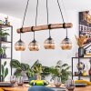 Koyoto hanging light, globe light, pendant light Ecru, black, 4-light sources