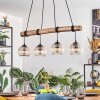 Koyoto hanging light, globe light, pendant light Ecru, black, 4-light sources