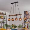 Koyoto hanging light, globe light, pendant light Ecru, black, 4-light sources