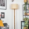 Sabadim floor lamp Ecru, black, 1-light source