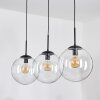 Gastor hanging light, globe light, pendant light clear, 3-light sources