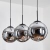 Gastor hanging light, globe light, pendant light Smoke-coloured, 3-light sources