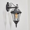 Lavajo outdoor light, outdoor wall light black, 1-light source