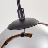 Koyoto hanging light, globe light, pendant light Ecru, black, 4-light sources