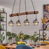 Koyoto hanging light, globe light, pendant light Ecru, black, 4-light sources