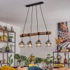 Koyoto hanging light, globe light, pendant light Ecru, black, 4-light sources