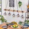 Koyoto hanging light, globe light, pendant light Ecru, black, 5-light sources