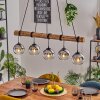 Koyoto hanging light, globe light, pendant light Ecru, black, 5-light sources