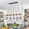 Koyoto hanging light, globe light, pendant light Ecru, black, 5-light sources