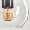 Koyoto hanging light, globe light, pendant light Ecru, black, 5-light sources