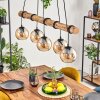 Koyoto hanging light, globe light, pendant light Ecru, black, 5-light sources