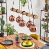 Koyoto hanging light, globe light, pendant light Ecru, black, 5-light sources