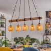 Basto hanging light, pendant light Ecru, black, 5-light sources