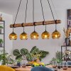 Koyoto hanging light, globe light, pendant light Ecru, black, 5-light sources