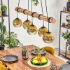 Koyoto hanging light, globe light, pendant light Ecru, black, 5-light sources