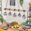 Koyoto hanging light, globe light, pendant light Ecru, black, 5-light sources