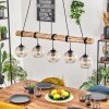 Koyoto hanging light, globe light, pendant light Ecru, black, 5-light sources