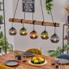 Koyoto hanging light, globe light, pendant light Ecru, black, 5-light sources