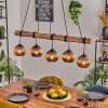 Koyoto hanging light, globe light, pendant light Ecru, black, 5-light sources