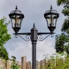 Lavajo outdoor light, lamp post, path light black, 2-light sources