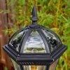 Lavajo outdoor light, lamp post, path light black, 2-light sources