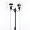 Lavajo outdoor light, lamp post, path light black, 2-light sources