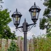 Lavajo outdoor light, lamp post, path light black, 2-light sources