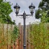 Lavajo outdoor light, lamp post, path light black, 2-light sources