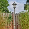 Lavajo outdoor light, lamp post, path light gold, black, 1-light source