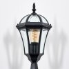 Lavajo pedestal light, path light black, 1-light source