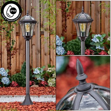 Lavajo outdoor light, path light black, 1-light source