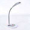 Sneslev desk lamp, table lamp LED silver, 1-light source, Colour changer