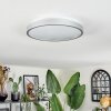 Stenaljung ceiling light, Panel LED silver, 1-light source