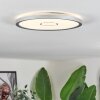 Simonstorp ceiling light, Panel LED silver, white, 1-light source