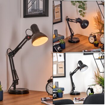 Nurmasuando table lamp, Reading light black, 1-light source