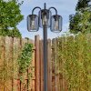 Lejonbacken outdoor light, lamp post, path light black, 3-light sources