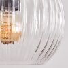 Koyoto hanging light, globe light, pendant light clear, 3-light sources