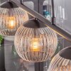 Koyoto hanging light, globe light, pendant light clear, 3-light sources