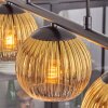 Koyoto hanging light, globe light, pendant light gold, clear, 3-light sources