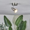 Trio lights Gropptorp ceiling light, ceiling spotlight matt nickel, 1-light source