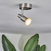 Trio lights Gropptorp ceiling light, ceiling spotlight matt nickel, 1-light source