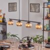 Koyoto hanging light, globe light, pendant light Amber, 4-light sources