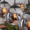 Gastor hanging light, globe light, pendant light Smoke-coloured, 4-light sources