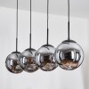 Gastor hanging light, globe light, pendant light Smoke-coloured, 4-light sources