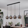 Gastor hanging light, globe light, pendant light Smoke-coloured, 4-light sources