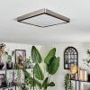 Finsrud ceiling light, Panel LED silver, 1-light source