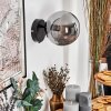 Gastor globe light, wall light, wall spotlight Smoke-coloured, 1-light source