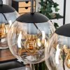 Gastor hanging light, globe light, pendant light Amber, clear, 5-light sources