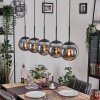 Gastor hanging light, globe light, pendant light Smoke-coloured, 5-light sources